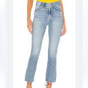 MOTHER SUPERIOR Hustler ankle jeans in wash “I Confess”
